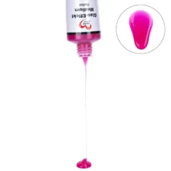 Glas-Effekt-Medium, flexibel, transparent-pink, 90ml