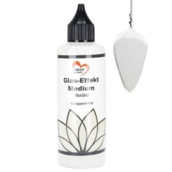 Glas-Effekt-Medium, flexibel, transparent-klar, 90ml