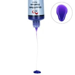 Glas-Effekt-Medium, flexibel, transparent-violett, 90ml