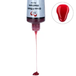 Glas-Effekt-Medium, flexibel, transparent-weinrot, 90ml
