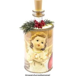 Glasflasche mit Korken, Ø 8,5cm, 500ml