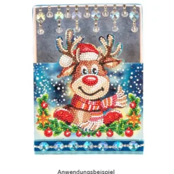 Glaskunst, Koppen, Octagon, Ø1,4cm, facettiert, irisierend, mit zwei Öffnungen, 30 Stück