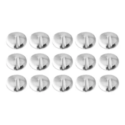 Glaskunst, Perlen, Ellipse, 1,6cm x 1,1cm, klar, 15 Stück