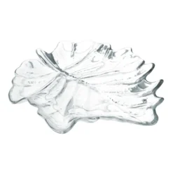 Glasschalen, Blattform, 23cm x 20cm x 3,5cm, 3 Stück