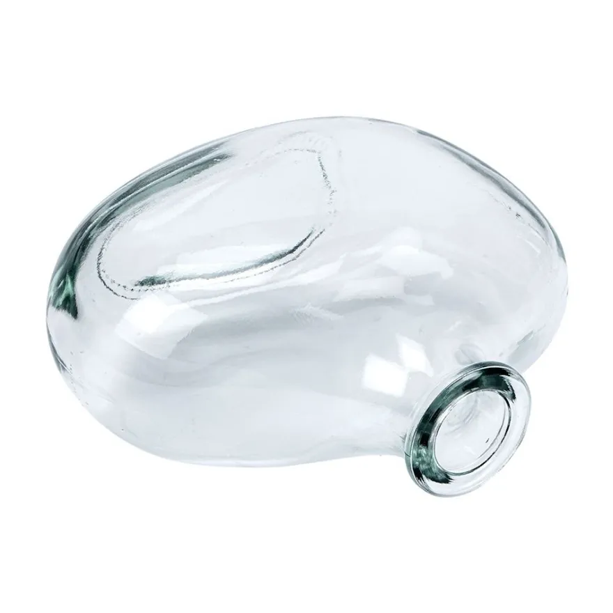 Glas-Vasen, organische Formen, versch. Größen & Designs, klar, 3 Stück
