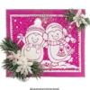 Glimmer-Relief-Sticker XXL, Pinguine, 20cm x 50cm