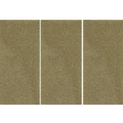 Glitter-Bügelfolie, 25 x 12,5 cm, 3er Set, gold