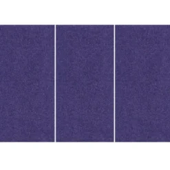 Glitter-Bügelfolie, 25 x 12,5 cm, 3er Set, lila