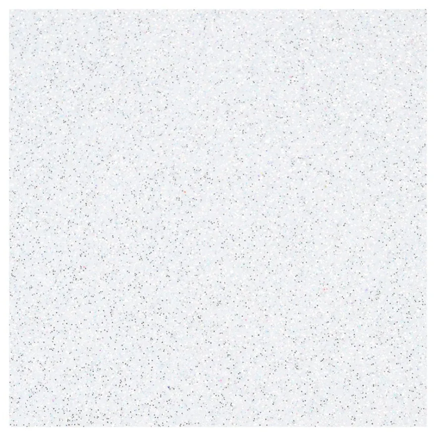Glitterkarton, irisierend, DIN A4, 300g/m², weiß mit irisierendem Glitter, 10 Bogen