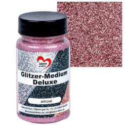 Glitzer-Medium Deluxe, altrosé, 90ml