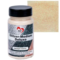 Glitzer-Medium Deluxe, champagner-irisierend, 90ml