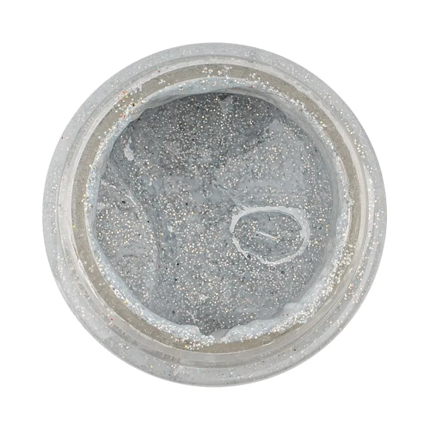 Glitzer-Medium Deluxe, silber-irisierend, 90ml