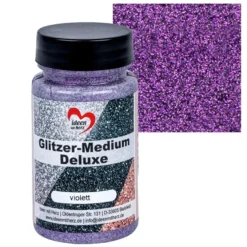 Glitzer-Medium Deluxe, violett, 90ml