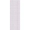 Glitzerstein-Bordüren, selbstklebend, Ø4mm, 29cm, 12 Stk., violett