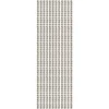 Glitzerstein-Bordüren, selbstklebend, Ø4mm, 29cm, 12 Stk., dunkelbraun