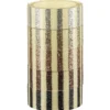 Glitzer-Tape, Transparent-Design, 15mm x 120cm, 5 Rollen, braun