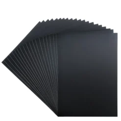 Glossy-Karton, DIN A4, 200 g/m², schwarz, 20 Bogen