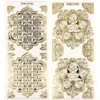 Gravur-Sticker, "Blume des Lebens und Blume der Liebe", 10 Bogen
