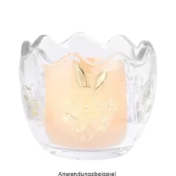 Gravur-Stickerbogen, Frohe Osterzeit, 10cm x 23cm, transparent/gold, 10 Bogen