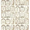 Gravur-Sticker, 30 herzliche Genesungswünsche, 10 Bogen