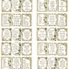 Gravur-Sticker, Liebe, Glaube, Hoffnung, transparent/gold, 10 Bogen
