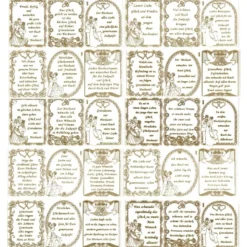 Gravur-Sticker, Sprüche, "Zur Hochzeit", 10 Bogen