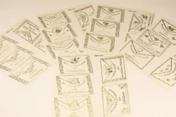 Gravur-Sticker XXL, 25 Brief-Grüße & Glückwünsche, 5 Bogen