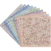 Grußkarten, Blätter & Ornamente 1, 16cm x 16 cm, 10 Stück