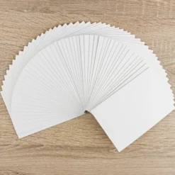 Grußkarten, 10,5cm x 14,8cm, 230 g/m², naturweiß, 50 Stück