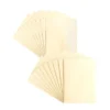 Grußkarten, Perlmutt, C6 (10,5cm x 14,8cm), creme, inkl. Umschläge, 10 Stück