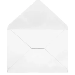 Grußkarten & Umschläge, 11,5cm x 16,5cm, weiß, 20-teilig