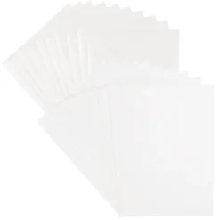 Grußkarten & Umschläge, Perlmutt, Seiden-Struktur, B6, inkl. passender Umschläge, 20-teilig