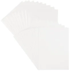 Grußkarten & Umschläge, Perlmutt, Feinstein-Struktur, B6, inkl. passender Umschläge, 20-teilig