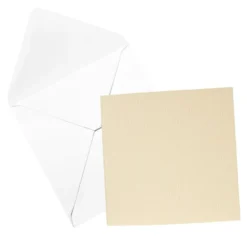 Grußkarten & Umschläge, Textur 6, 16cm x 16cm, 5 Farben, Farbsortierung 1, 20-teilig