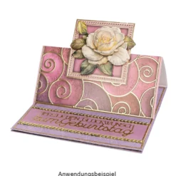 Grußkarten, Unique, Spiral-Ornamentik, 16cm x 16cm, versch. Farben, inkl. Umschläge, 10 Stück