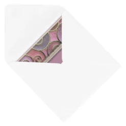 Grußkarten, Unique, Spiral-Ornamentik, 16cm x 16cm, versch. Farben, inkl. Umschläge, 10 Stück