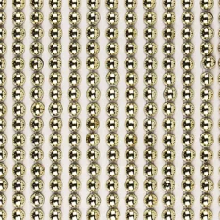 Halbperlen-Bordüren, rund: Ø 3mm, Ø 4mm, Ø 5mm, selbstklebend, spiegel-hellgold, 3 Bogen