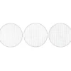 Halbperlen- & Schmuckstein-Bordüren, Ø2mm, versch. Designs, 3 Bogen