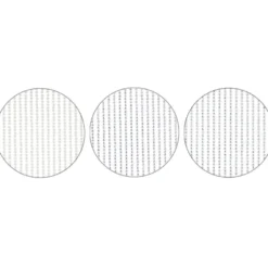 Halbperlen-&Schmuckstein-Bordüren, rund: Ø 3mm, versch. Designs, 3 Bogen