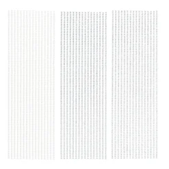 Halbperlen-&Schmuckstein-Bordüren, rund: Ø 3mm, versch. Designs, 3 Bogen