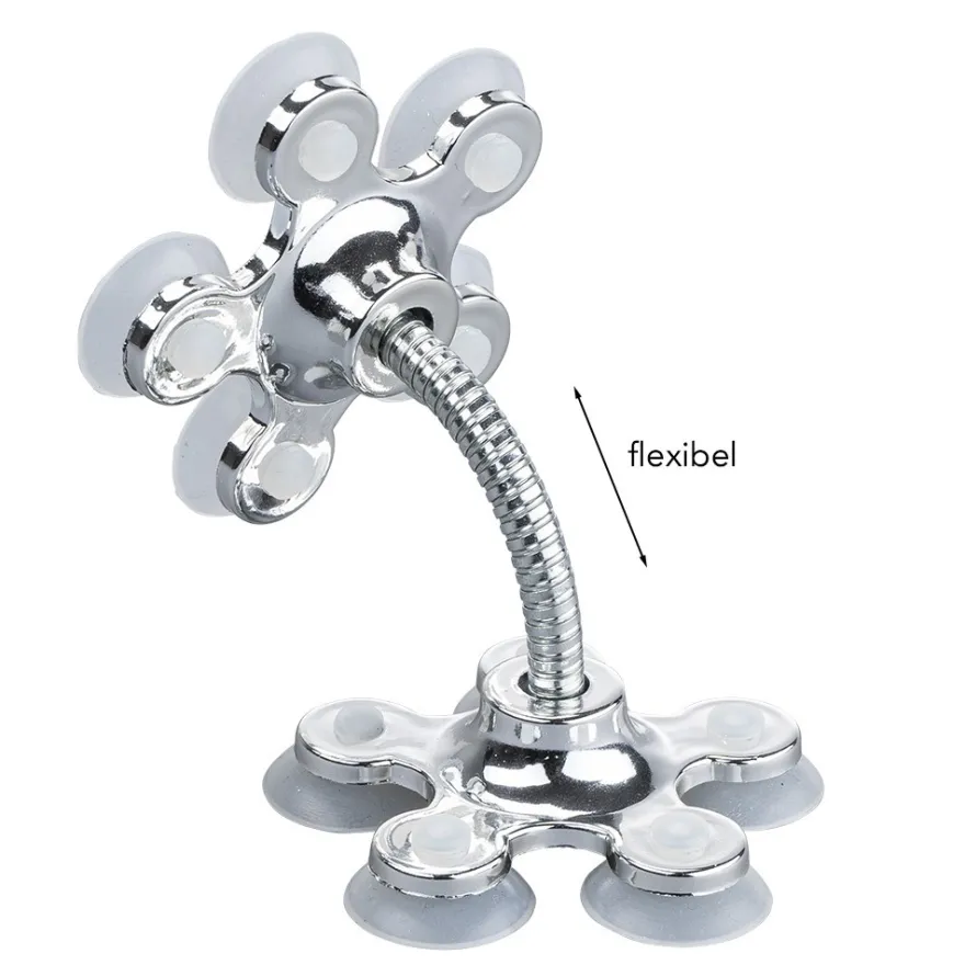 Handy-Halterung, mit Saugnäpfen, Ø6cm, 7,5cm hoch