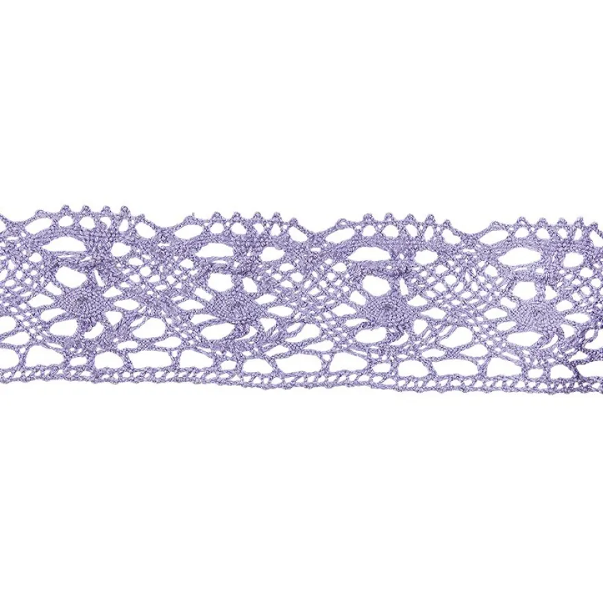Häkelspitze Design 4, 2,8cm breit, 2m lang, flieder
