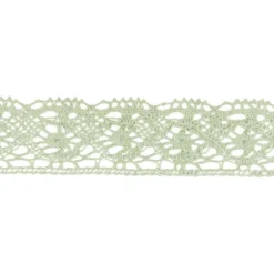 Häkelspitze Design 4, 2,8cm breit, 2m lang, grün