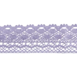 Häkelspitze Design 2, 3,7cm breit, 2m lang, flieder