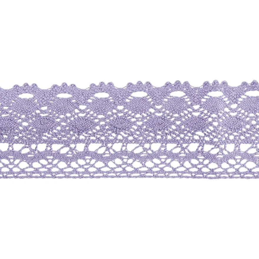 Häkelspitze Design 2, 3,7cm breit, 2m lang, flieder