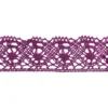 Häkelspitze Design 4, 2,8cm breit, 2m lang, aubergine
