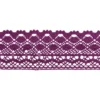 Häkelspitze Design 2, 3,7cm breit, 2m lang, aubergine