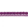 Häkelspitze Design 5, 1,7cm breit, 2m lang, aubergine