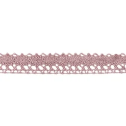 Häkelspitze Design 5, 1,7cm breit, 2m lang, altrosa