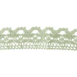 Häkelspitze Design 11, 2,8cm breit, 2m lang, grün